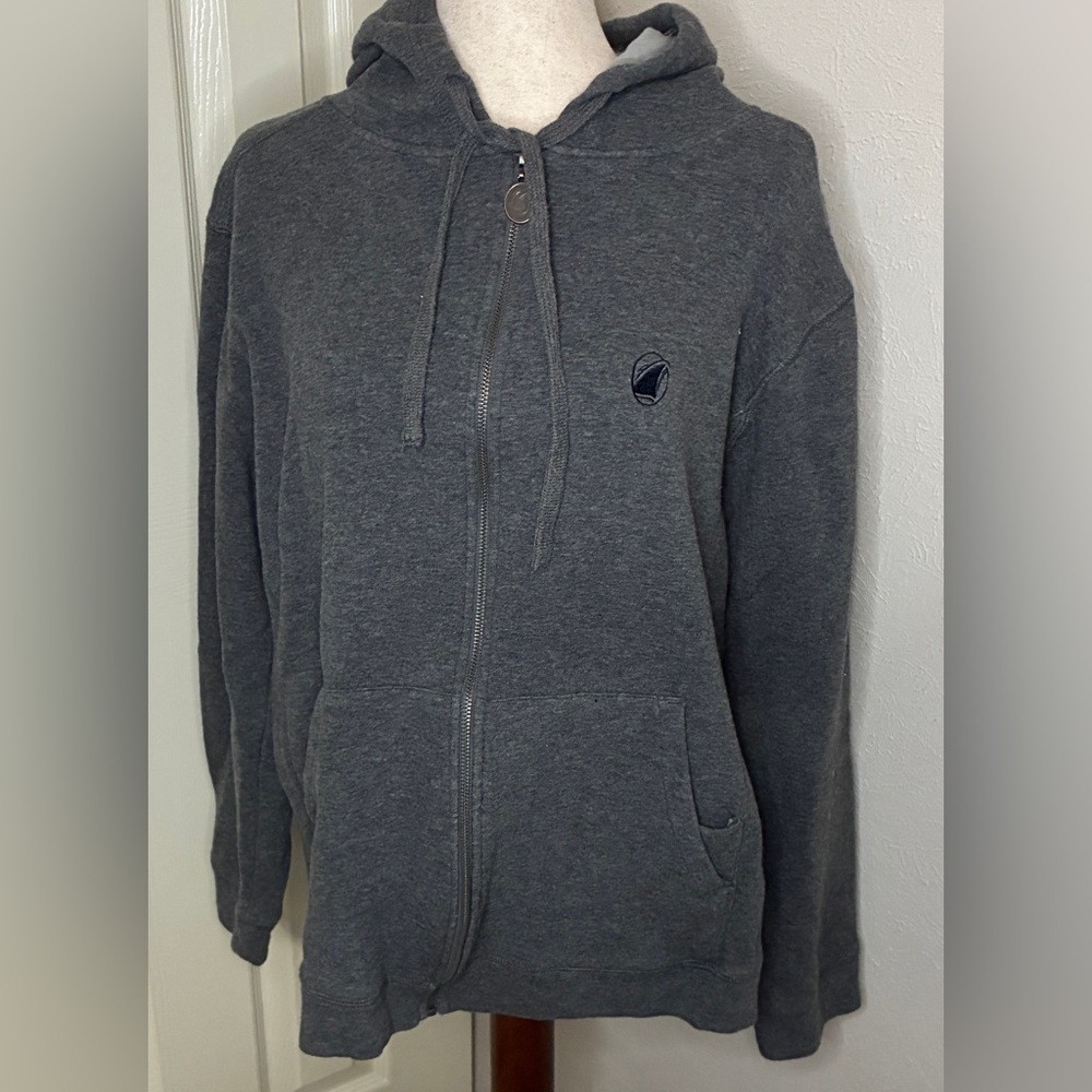 HOLLAND AM Hooded Jacket. Size Medium. Grey. Travel.